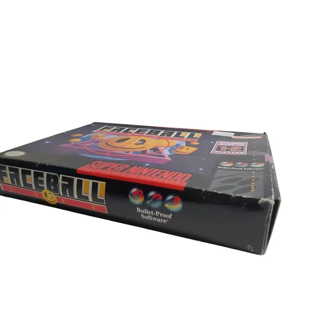 SNES - Faceball 2000 - Includes Box and Manual